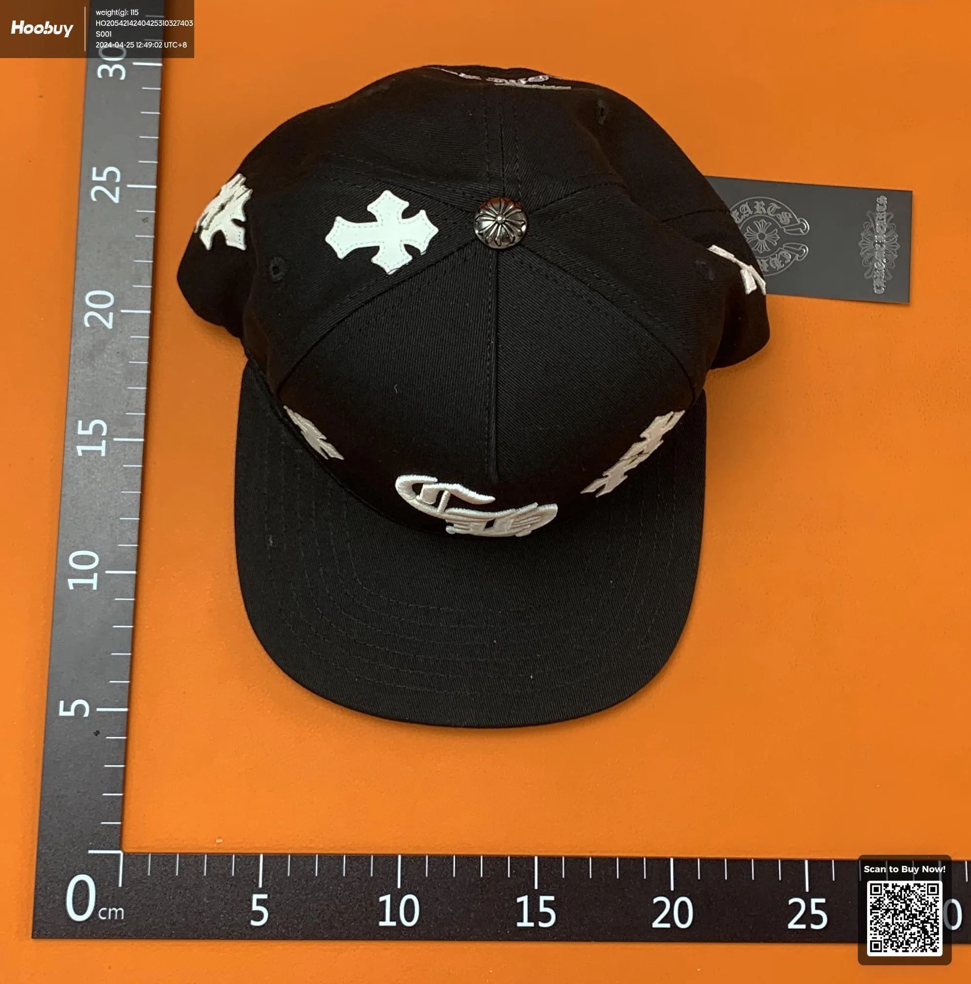 Chrome Cross hat