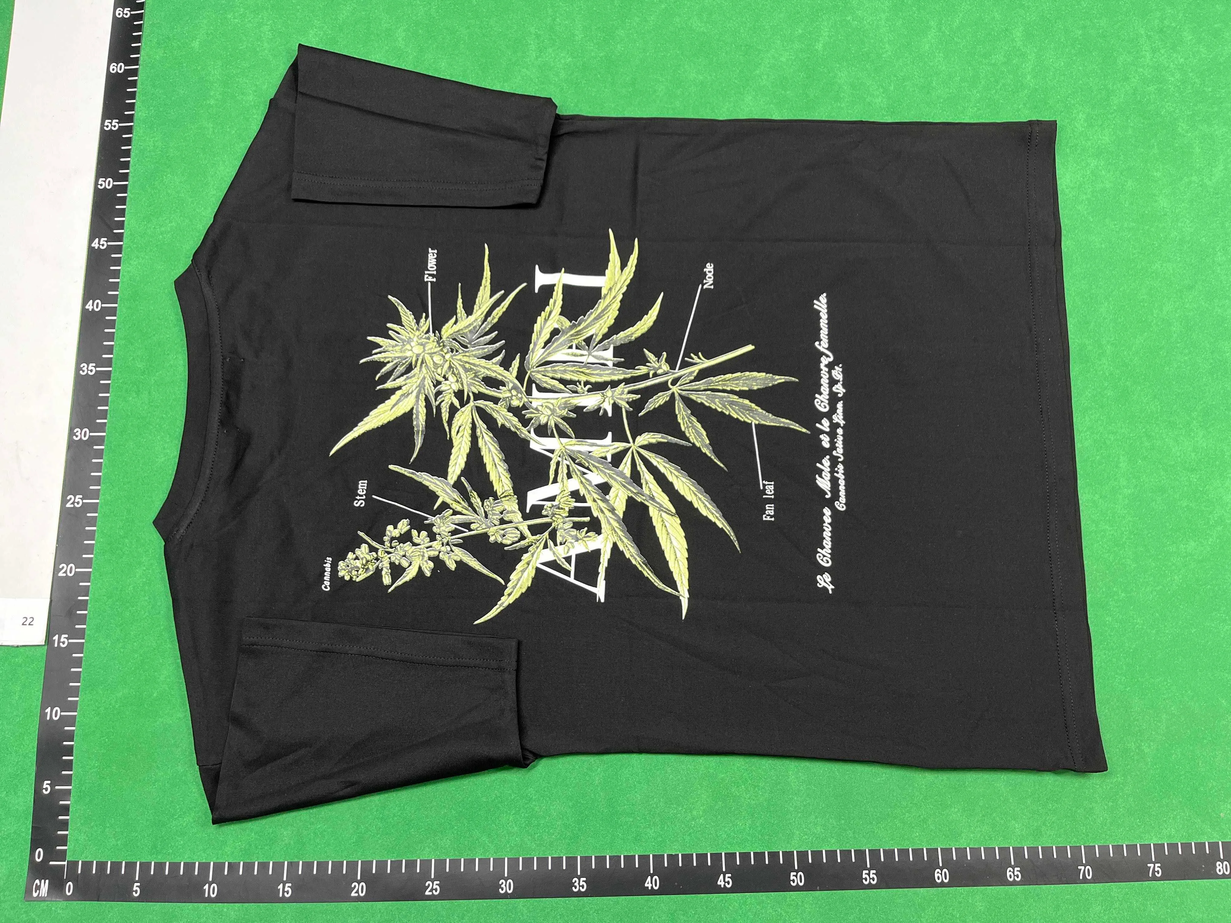 Amiri weed shirt