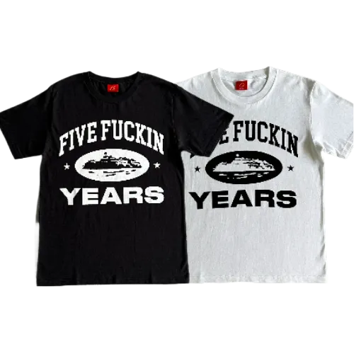 corteiz tees five fucking years