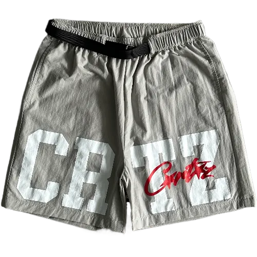 corteiz shorts CRTz Sun & Rain -Gray