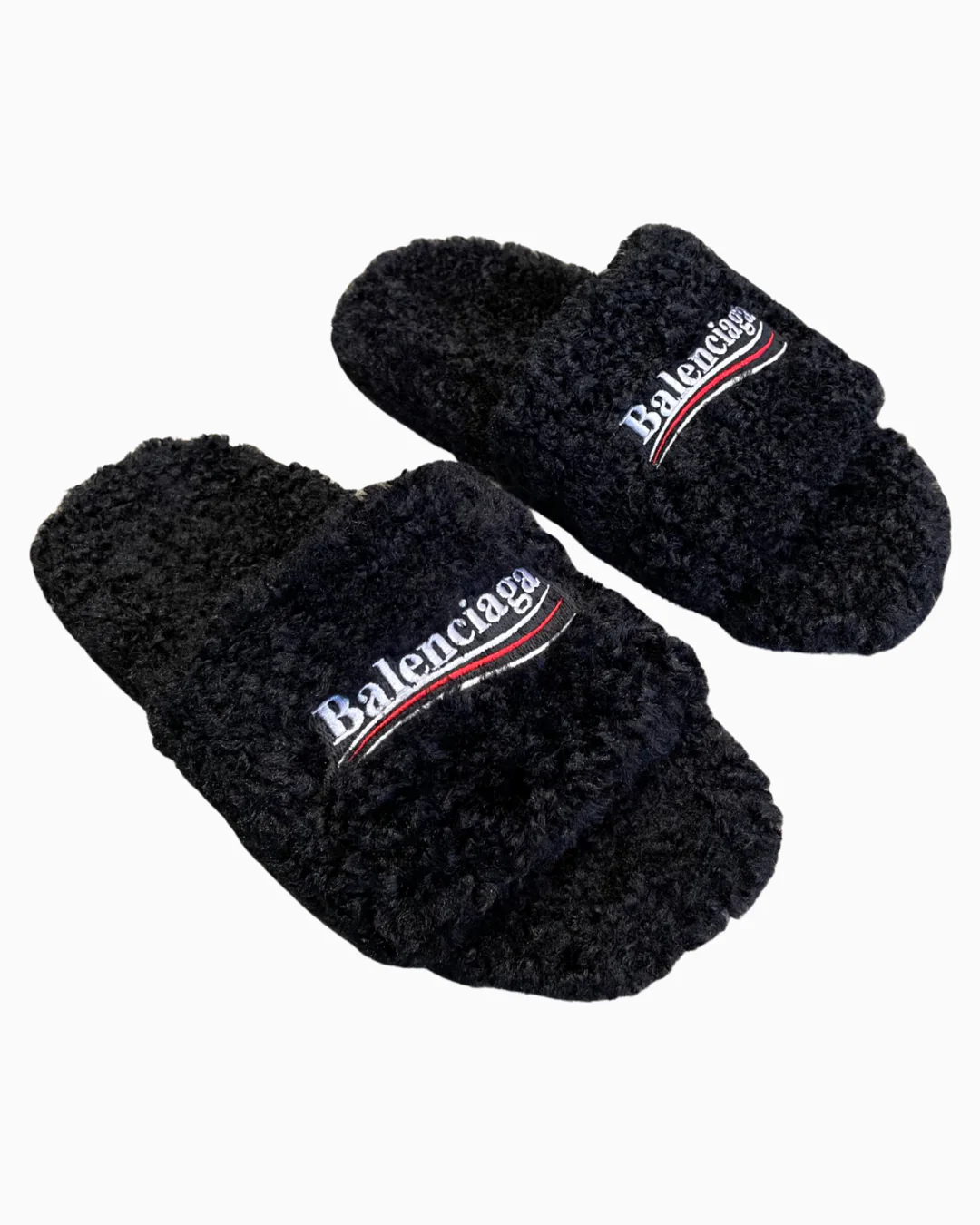 Balenciaga Faux Fur Slides (3 Styles)