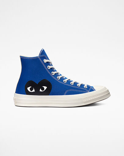 Converse Chuck Taylor All Star 70 Hi Comme des Garcons PLAY Blue Quartz