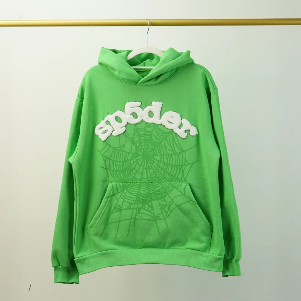 Sp5der Web Hoodie Slime Green