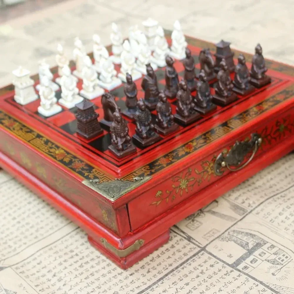 Antique Chess Board